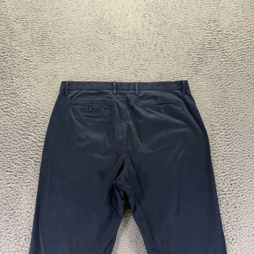 VTG Banana Republic Pant Mens 36x34 Blue Cotton Chino Straight Business Preppy